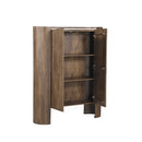 GABINETE TOPE ESTILO MARMOL Y BASE ACABADO DE MADERA
