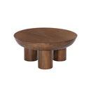 MESA DE CENTRO EN ACABADO DE MADERA