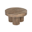 MESA DE CENTRO EN ACABADO DE MADERA