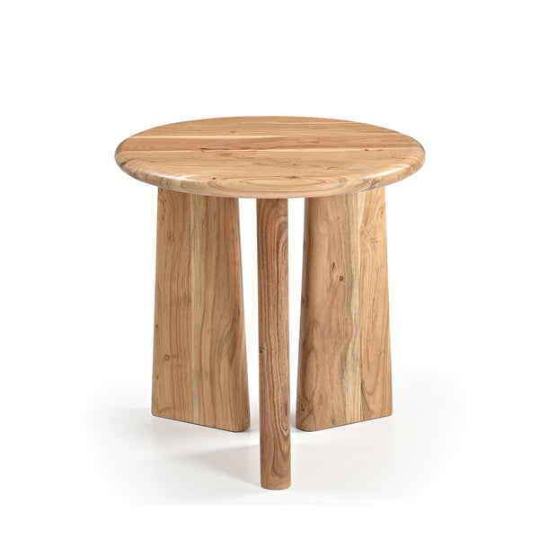 MESA LATERAL DE MADERA SÓLIDA
