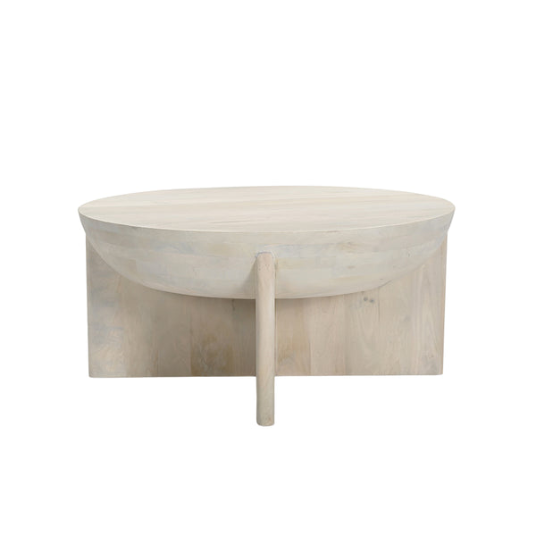 MESA DE CENTRO DE MADERA SÓLIDA