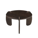 MESA DE CENTRO EN ACABADO DE MADERA