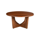 MESA DE CENTRO EN ACABADO DE MADERA