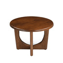 MESA DE CENTRO EN ACABADO DE MADERA