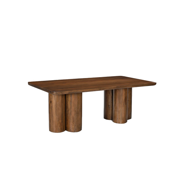 MESA DE COMEDOR EN ACABADO DE MADERA