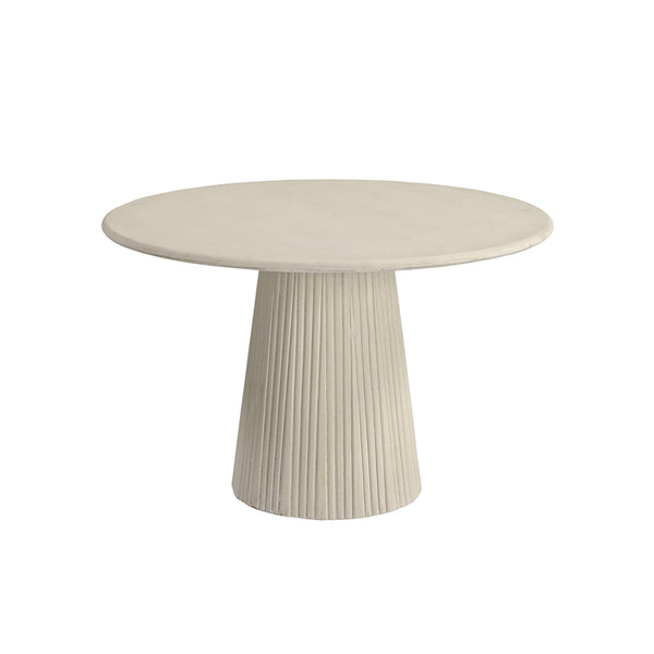 MESA DE CENTRO EN MADERA BLANCA