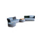 SECCIONAL DE EXTERIOR SOFT GRIS 4PCS