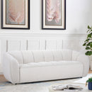 SOFA ESTACIONARIO DE 3 ASIENTOS EN TELA