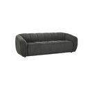 SOFA ESTACIONARIO DE 3 ASIENTOS EN TELA VERDE