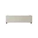 SOFA ESTACIONARIO BRUNO DE 3.5 ASIENTOS TAPIZADO EN TELA BEIGE
