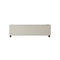 SOFA ESTACIONARIO BRUNO DE 3.5 ASIENTOS TAPIZADO EN TELA BEIGE