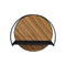 ESTANTE ACABADO DE MADERA Y METAL