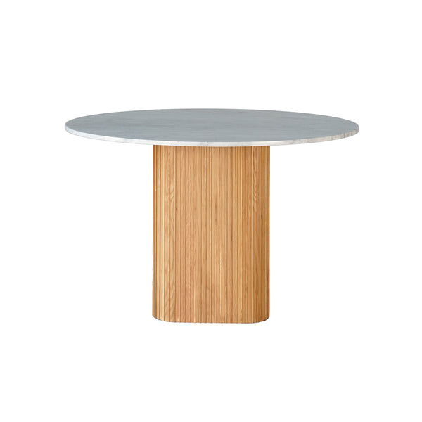 MESA DE COMEDOR CASE WESTERN D-R ESTILO MARMOL Y ACABADO MADERA