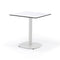 MESA DE COMEDOR DE EXTERIOR EN ALUMINIO COLOR BLANCO