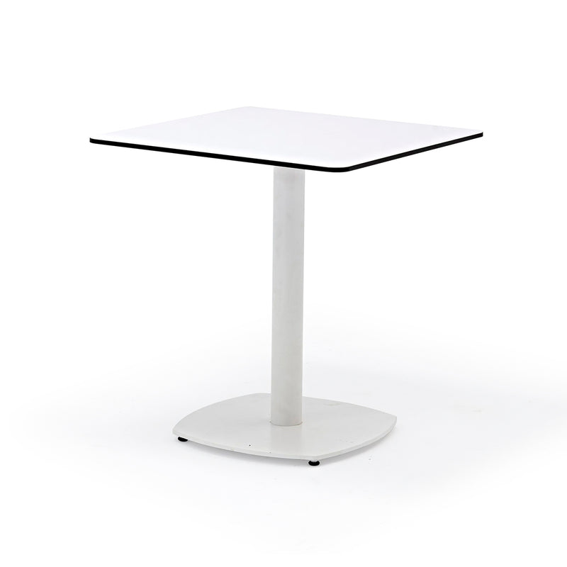 MESA DE COMEDOR DE EXTERIOR EN ALUMINIO COLOR BLANCO