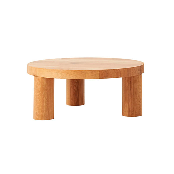 MESA DE CENTRO ACABADO EN MADERA NATURAL