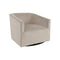 BUTACA GIRATORIA EN TELA BEIGE