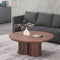 MESA DE CENTRO CON TOPE LAMINADO EN MADERA Y BASE MDF