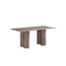 MESA DE COMEDOR TOPE DE MARMOL ARTIFICIAL Y BASE MDF LAMINADA DE MARMOL