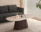 MESA DE CENTRO CON TOPE DE MÁRMOL ARTIFICIAL Y BASE MDF