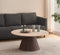 MESA DE CENTRO CON TOPE DE MÁRMOL ARTIFICIAL Y BASE MDF
