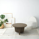 MESA DE CENTRO EN ACABADO MADERA