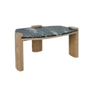 MESA DE CENTRO ACABADO DE MADERA Y FAUX MARBLE