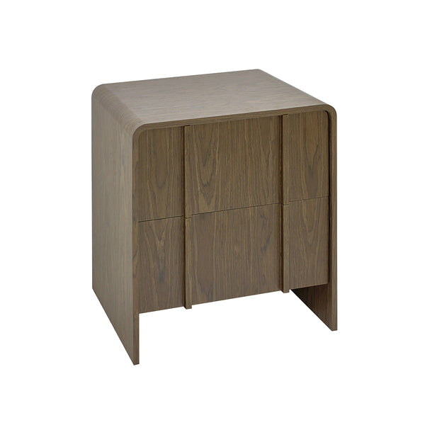 MESA DE NOCHE EN ACABADO MADERA