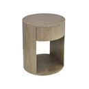 MESA DE NOCHE ACABADO DE MADERA  NATURAL