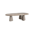 MESA DE CENTRO ACABADO DE MADERA Y FAUX MARBLE