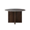 MESA DE COMEDOR TOPE DE MARMOL ARTIFICIAL Y BASE MDF