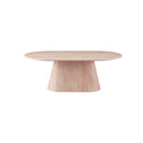 MESA DE CENTRO CON TOPE DE MÁRMOL ARTIFICIAL Y BASE MDF