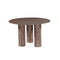 MESA DE COMEDOR TOPE DE MARMOL ARTIFICIAL Y BASE MDF LAMINADA DE MARMOL