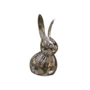 ESCULTURA EN NÍQUEL, FORMA DE CONEJO