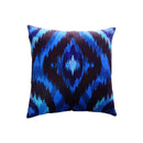 COJIN  DECORATIVO CON PATRON AZUL