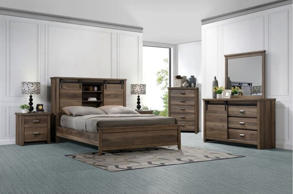 JUEGO DE HABITACION "CALHOUN" - CAMA QUEEN