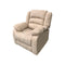 BUTACA RECLINABLE MANUAL EN TELA CREMA