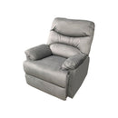 BUTACA RECLINABLE MANUAL EN TELA GRIS
