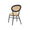 SILLA DE EXTERIOR RATTAN NATURAL Y BASE NEGRA