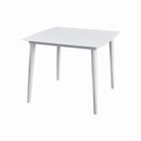 MESA DE COMEDOR COLOR BEIGE DE ALUMINIO COMPLETO PARA EXTERIORES