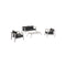 SET DE EXTERIOR BOULIA 4 PCS SOFA DE 2 PIEZAS, 2 BUTACAS Y  MESA DE CENTRO