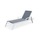 CHAISE LOUNGE LILAC BLANCO EN TEXTILENO GRIS