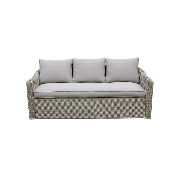 SOFA DE EXTERIOR EN RATTAN NATURAL