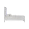 CAMA MOONDANCE TWIN EN ACABADO DE MADERA BLANCO CON MARCO ESCARCHADO
