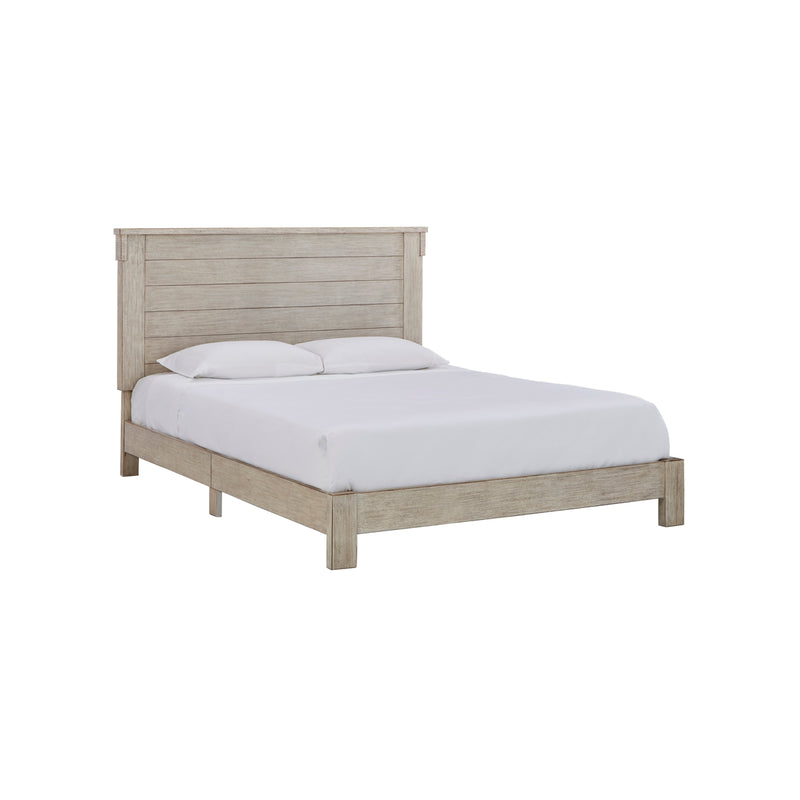 CAMA KING HOLLENTOWN EN ACABADO DE MADERA