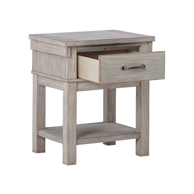 MESA DE NOCHE HOLLENTOWN EN ACABADO DE MADERA