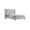 CAMA KING CAMPBELL STONE EN TELA GRIS
