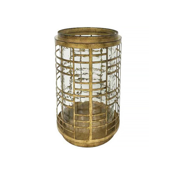 CANDELABRO MESH DORADO