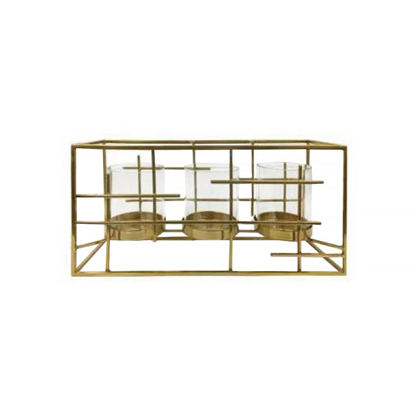 CANDELABRO DE SOPORTE CON MULTIPLE PORTAVELAS