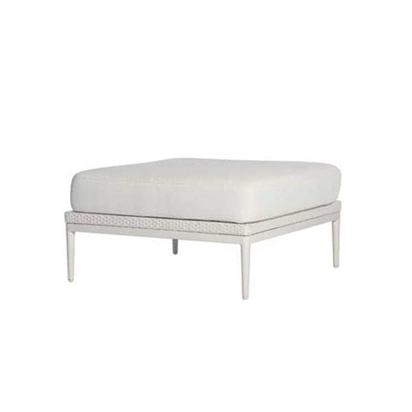 ***CASABLANCA OTTOMAN WICKER COLOR: ICE WHITE 80*80*27